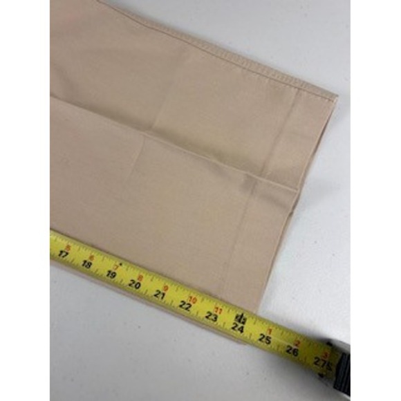 Ann Taylor Women Tan Cropped Wide Leg Pants Size 14 Cotton Blend - Picture 11 of 14